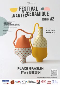 affiche du festival de la ceramique a nantes